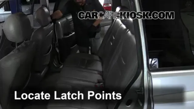 2001 Toyota Highlander 3.0L V6 Car Seats Install